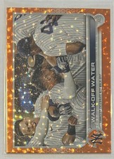 2022 Topps #119 Walk-Off Water Orange Foilboard #/299