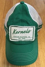 Vintage Cedar Rapids Kernels Minor League Snapback Hat Bimm Ridder Rare