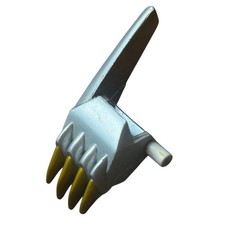 Vintage Power Rangers Megazord Part Piece Grey Silver Gold Claw Foot Accessory