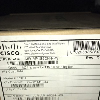  NEW Cisco AIR-AP1852I-H-K9 wireless AP 