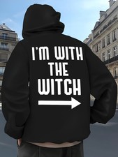 Men'S Hooded Sweatshirt Casual Style, All-Season Wear, Slight Stretch Fabric, P