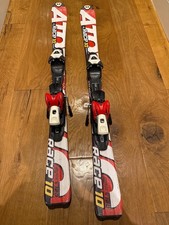 Atomic Race 10 120cm kids skis good condition - save money on ski hire!