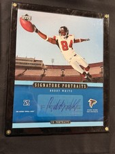 Roddy White Atlanta Falcons Upper Deck Signature Portraits 2005 signed 8x10