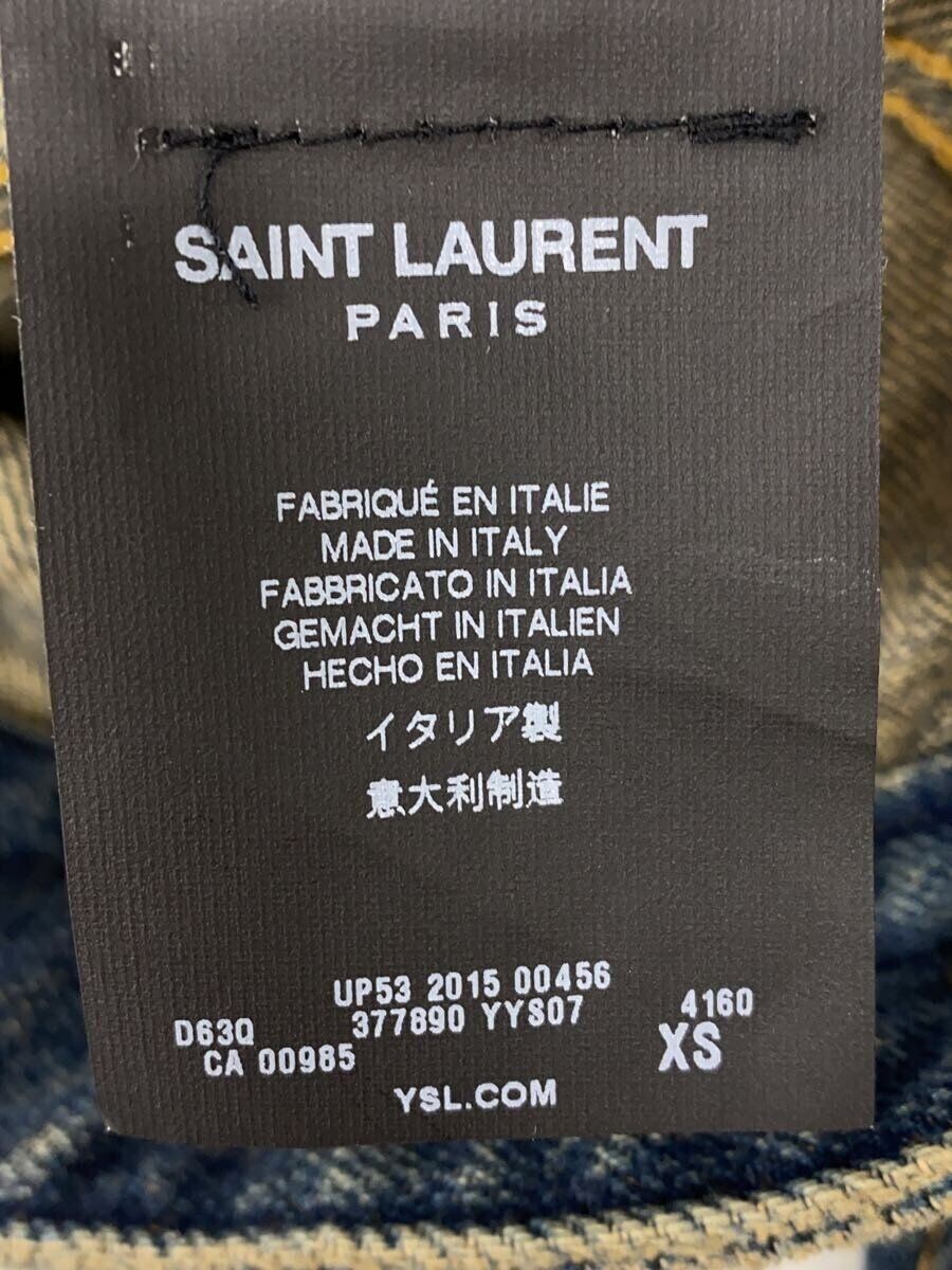 SAINT LAURENT G JAN XS DENIM IDG SOLID