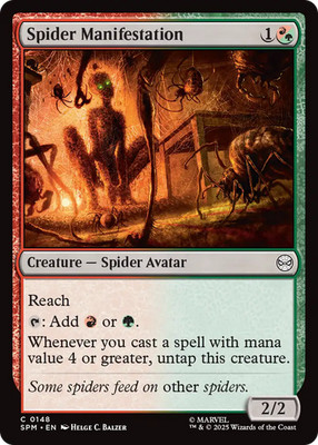 x1 Spider Manifestation SPM Spider-Man MTG 148 M/NM 1x