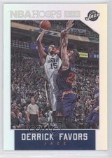 2015-16 Panini NBA Hoops Silver 284/299 Derrick Favors #109 0q0