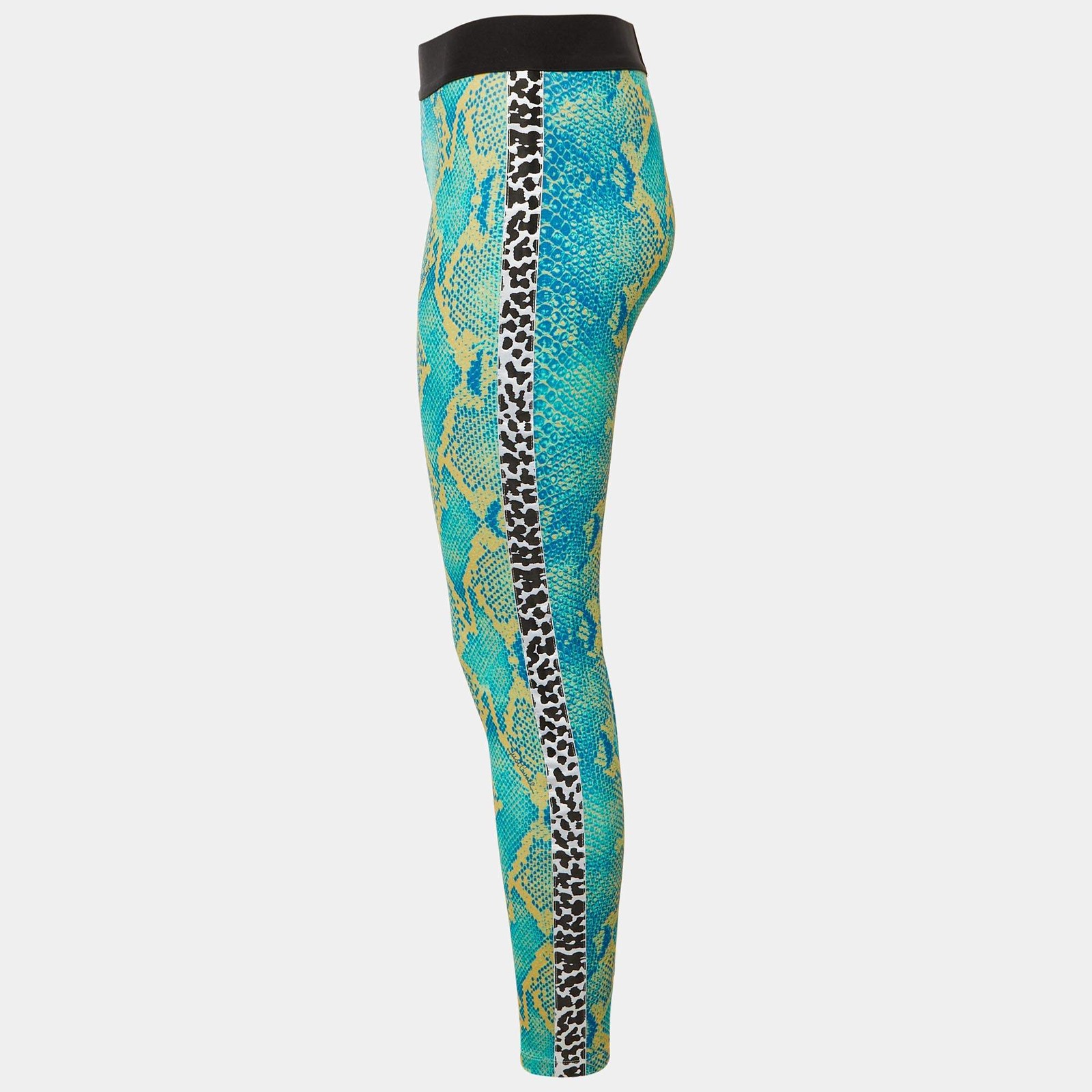 Just Cavalli Multicolor Python Printed Jersey Leg… - image 3