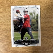 Derek Carr RC Rookie 2014 Topps #438 Oakland Raiders