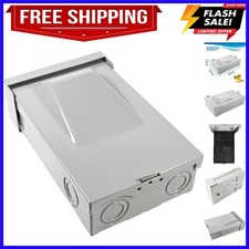 Non-Fusible A/C Disconnect Switch, Pull Out, Metal Box, 120/240VAC, 60-Amp, 1...