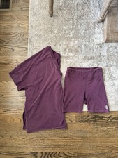 Free People Movement Hot Shot Reversible Set Black Cherry