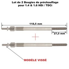 Bougies de préchauffage Suzuki LIANA