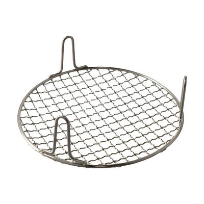 BBQ Grid Tablett Beständig Camping Draussen Heizblock Mit Bein Netz Runden