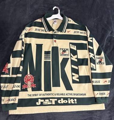 Nike x Cactus Plant Flea Market Longsleeve Polo Natural Size L CPFM