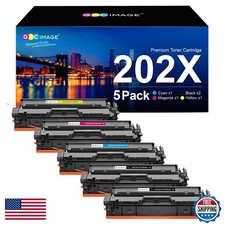 GPC Image HP 202X 202A Toner 5-Pack