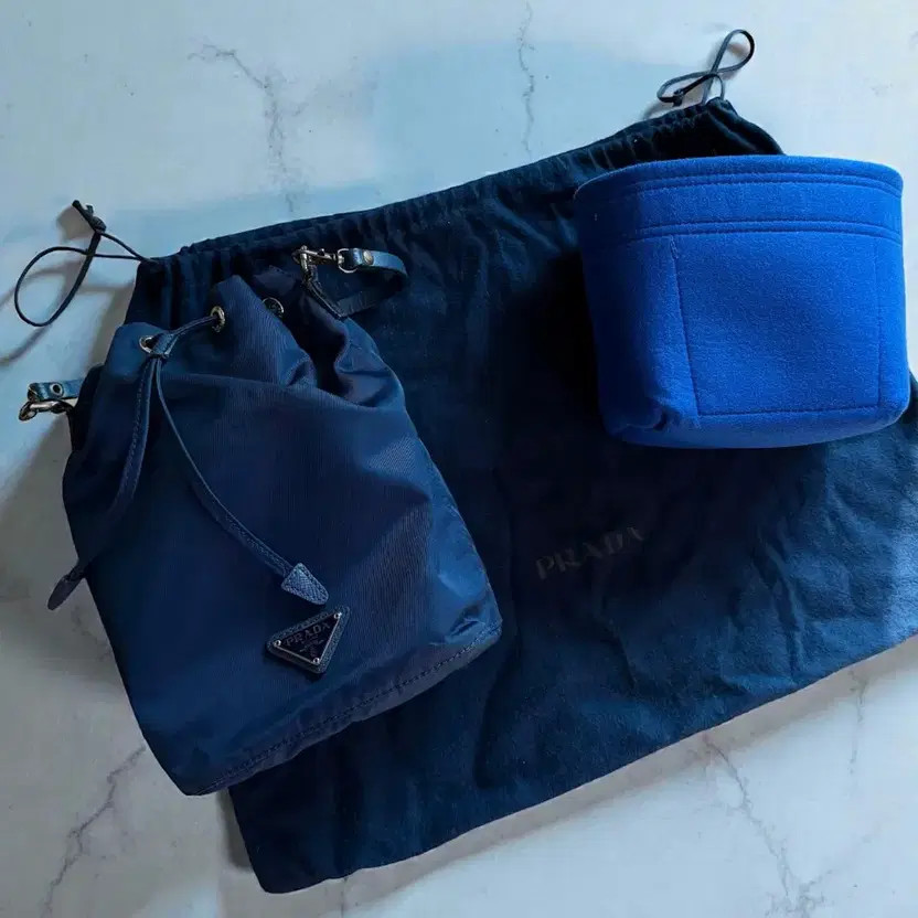 Prada Bucket Bag Pouch Reformed Drawstring thumbnail 2
