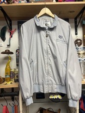 Vintage 80’s Colt Firearms Grey Bomber Jacket Size Medium Made In USA