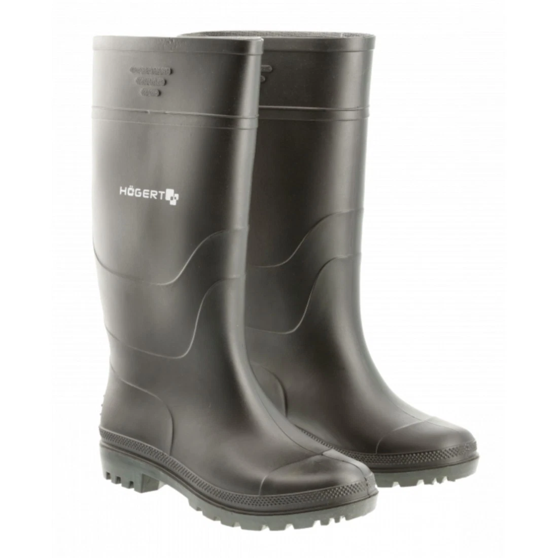 Högert Gummistiefel OB SRA schwarz "Kolbnitz" Regenstiefel