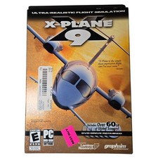 X Plane 9 Ultra Realistic Flight Simulation 2009 PC Game Complete with 6 CD's