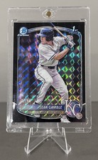 2025 BOWMAN DRAFT CHROME - SEAN GAMBLE 1st Bowman - Black Geo  #2/10 - Royals