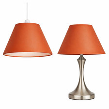 COTTON COOLIE LAMPSHADE CEILING LIGHT PENDANT TABLE LAMP SHADE 7 SIZES 40 COLOUR