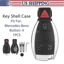 Remote Key Fob Shell Case 4button Key Blank For Mercedes Benz Glk Gl C Cl E S Sl