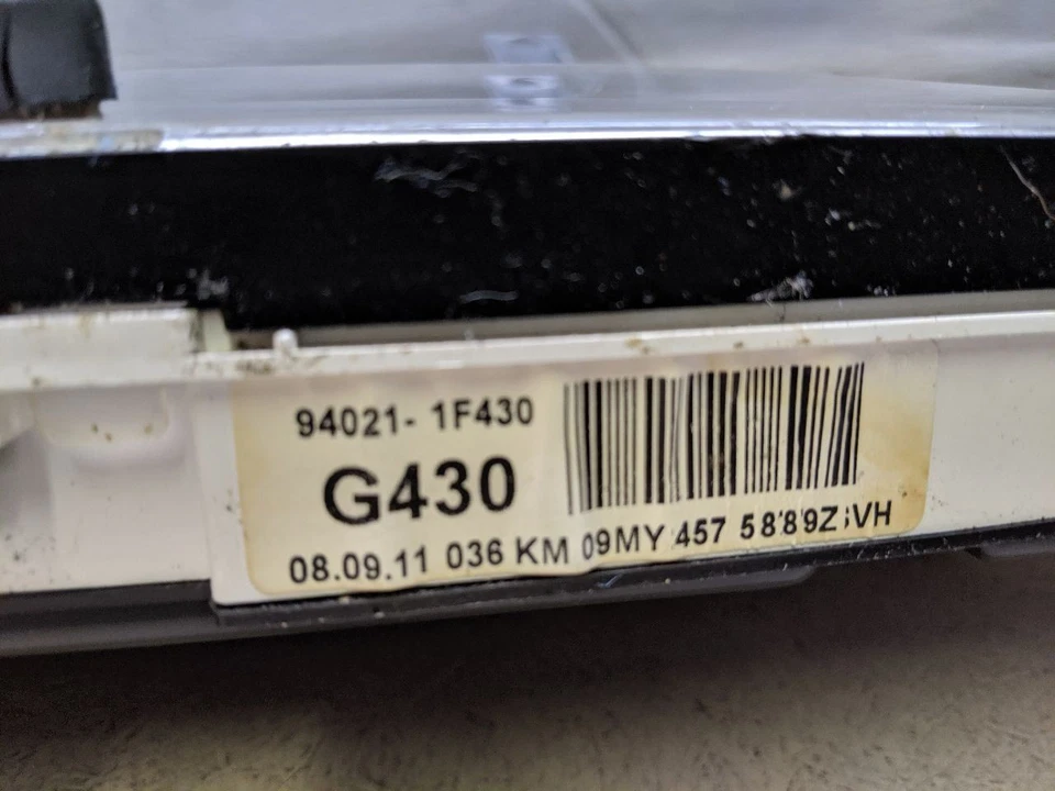 Cuadro de instrumentos velocímetro 940211F430 compatible con 09-10 KIA SPORTAGE o61-203177 Foto 4 de 4