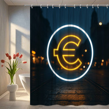 Stylish Waterproof Shower Curtain with Modern Design