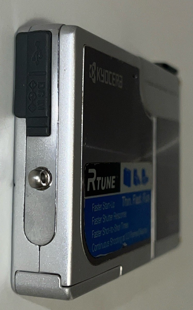 Kyocera Finecam SL400R 4.0MP Digital Camera 3x Zoom Tested - As Is