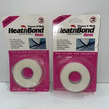 Heat'n Bond Hem Iron-On Adhesive .375"X10yd 2 packs 