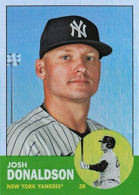 2022 Topps Archives - 1963 Topps Design Josh Donaldson #4 Rainbow Foil /199