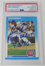 1987 Fleer Update - Greg Maddux #U-68 for sale | eBay