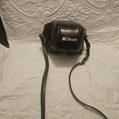 Nikon F SLR Film Camera with Case and 2 NIKOR Lenses And 1 Vivitar Zoom Lens