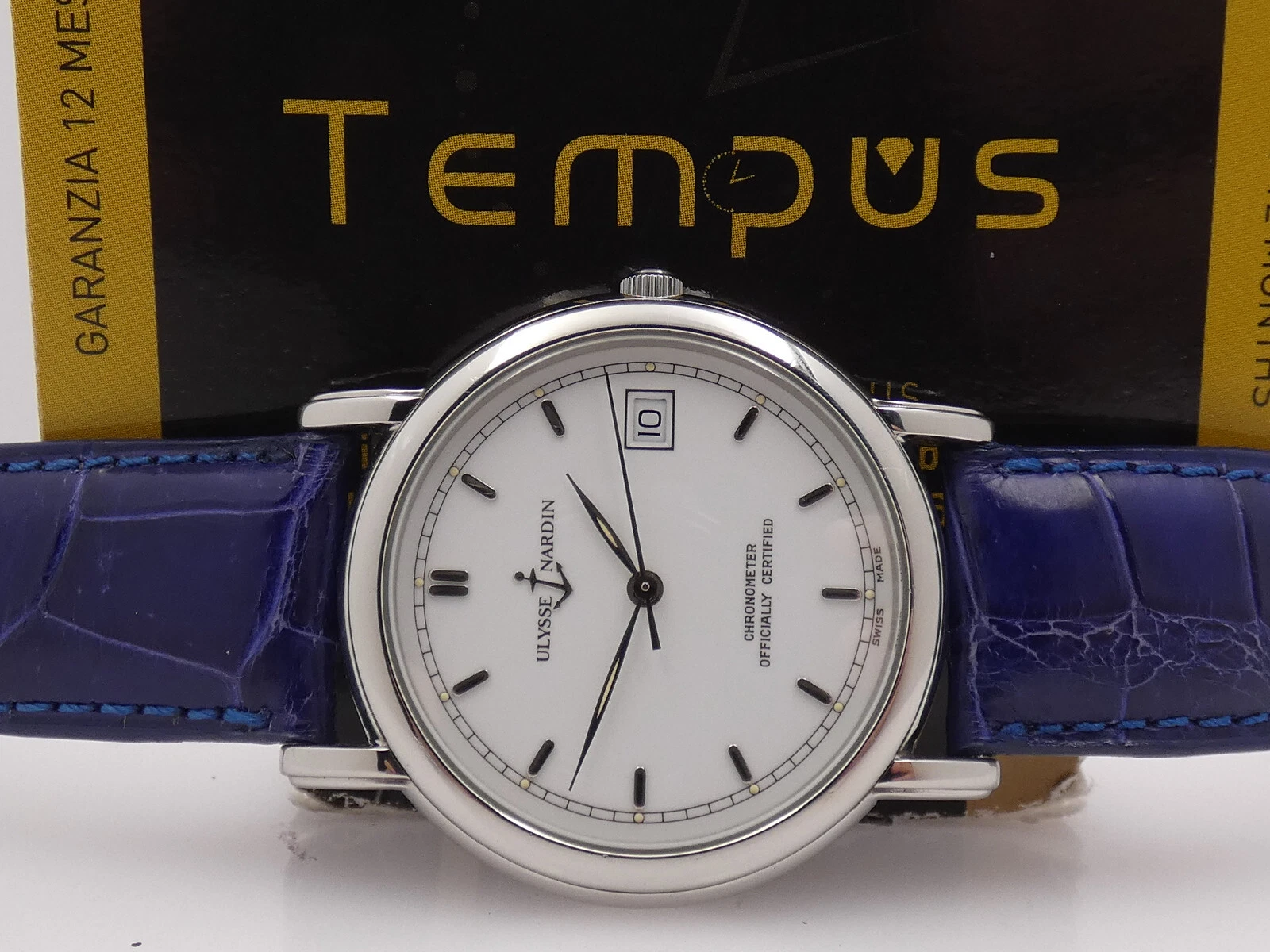 Ulysse Nardin — ULYSSE NARDIN SAN MARCO CHRONOMETER 13377 STEEL AUTOMATIC 2000s WATCH