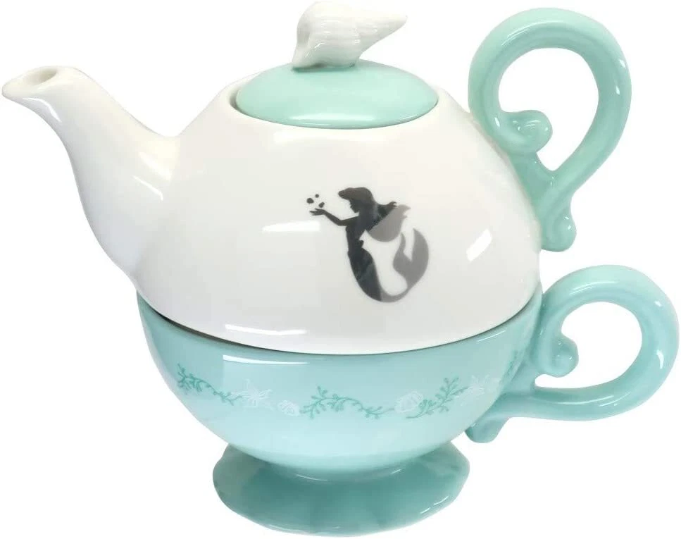 Disney Princess Little Mermaid Ariel Tea Set Tea Pot and Cup San Art