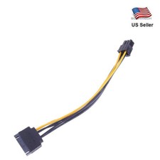 SATA 15 Pin Power Cord PCI-E PCI Express 1X to 16X Graphics Card Converter Cable