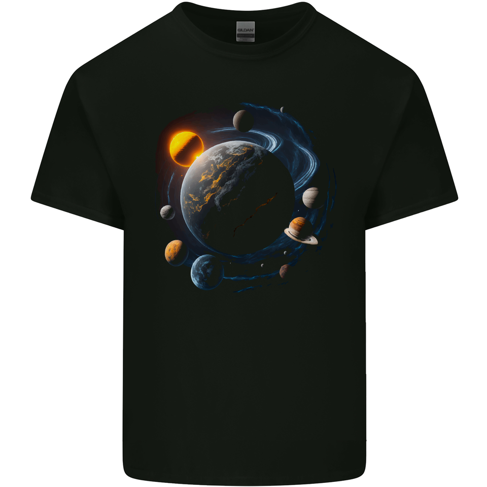The Solar System Space Astronomy Mens Cotton TShirt Tee Top eBay