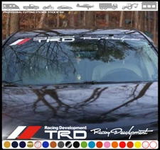 TRD Racing Development Vinyl Die-Cut Windshield Windows Car Decal Stickers #149