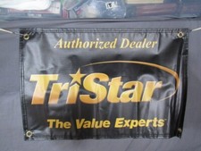 Bannière vinyle publicitaire TriStar Retail---intérieur/extérieur environ 18"x26"