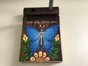 Paper Notes with Wooden Decorative Base/Cover, Costa Rica Theme