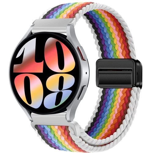 Correa de reloj de pulsera magnética de nailon trenzado de 18 mm 20 mm 22 mm correa de liberación rápida - Imagen 126 de 169