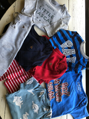 Baby Gap/Old Navy Toddler Boys Jerseys & Pants - Size 12-18 mo. - 8 items