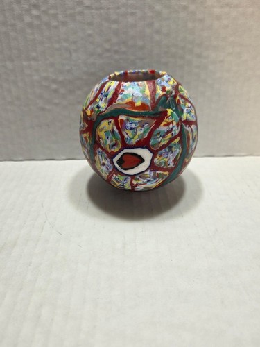 Vintage Illuminating Candle Company Round Abstract Candle Made in USA, 1993