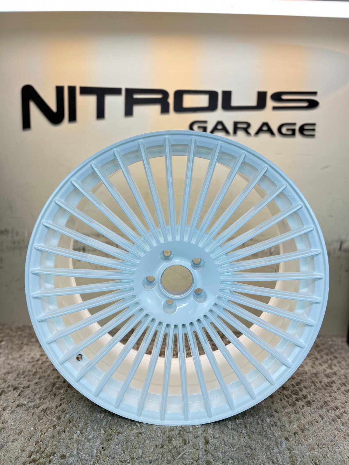 22 WHITE CONCAVE STAGGERED RF35 WHEELS FIT BENTLEY GT GTC & FLYING SPUR 19-25
