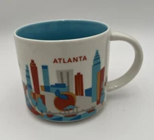 Starbucks 2013 Atlanta Georgia You Are Here Coffee Cup Mug 14 oz Ceramic RETIRED