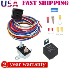 Ignition 40205G Electric Fuel Pump Harness Relay Kit Heavy-Gauge Wire