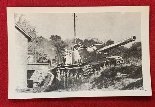 WW2 WWII German Original Wartime era PANZER TANK Germany Military print