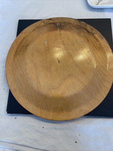 VTG Berggren Var sa God Wood Platter 10 1/2” Norwegian - Picture 4 of 5