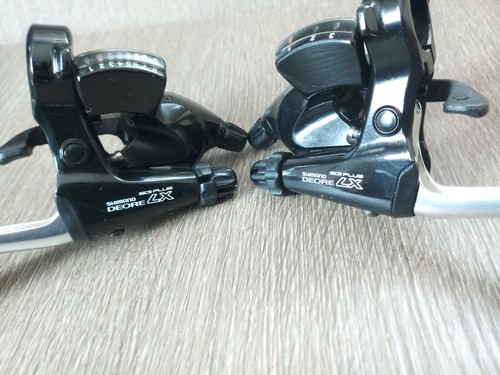 Cambios combinados vintage Shimano Deore LX 3x -8 velocidades Rapidfire: ST-566A - Imagen 3 de 7