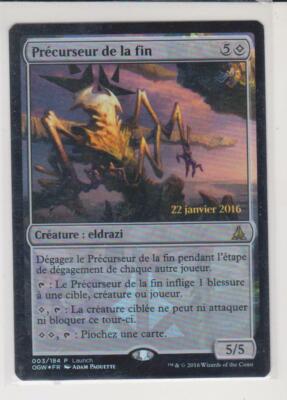 Magic MTG TCG Oath of the Gatewatch 2016 Endbringer FOIL Promo 3/184 French