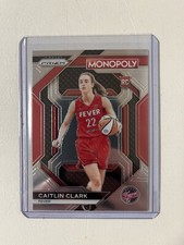 Caitlin Clark RC 2024 Prizm Monopoly WNBA 27 Fever Rookie